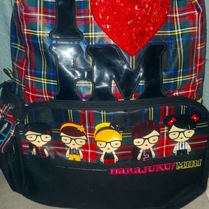 Harajuku Mini Backpack "I LOVE HM"